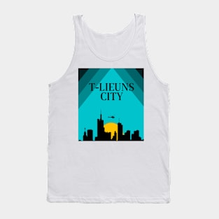 t-lieuns city sunset Tank Top